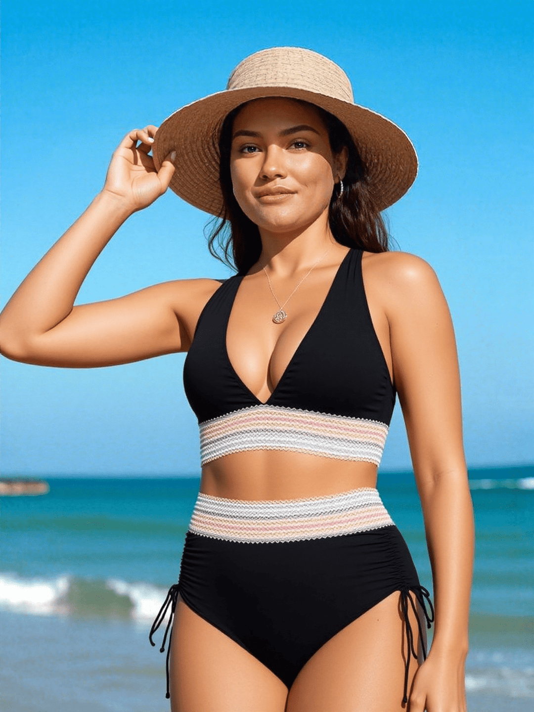 LUCREZIA | High-Waisted Bikini Set
