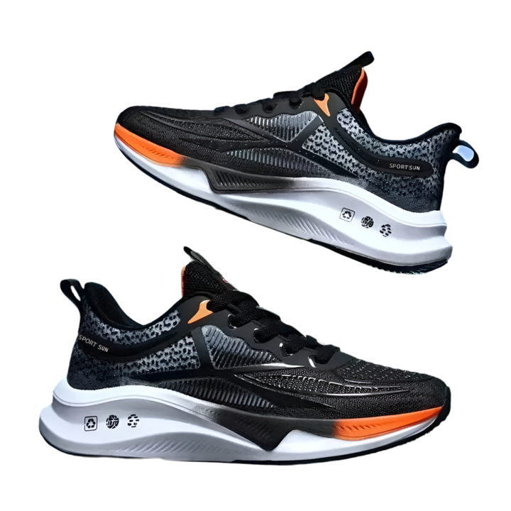 Lightweight Lace-Up Running Sneakers