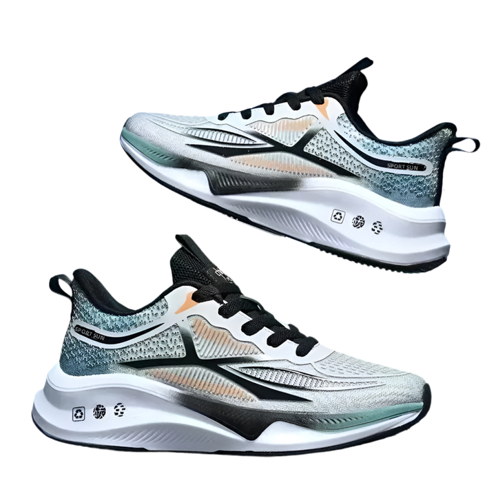 Lightweight Lace-Up Running Sneakers