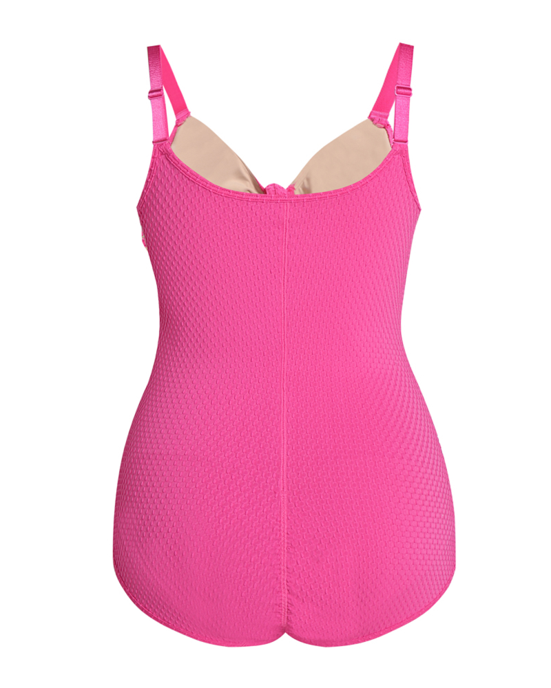 Tummy Control Cut-Out Front Knot Swimsuit