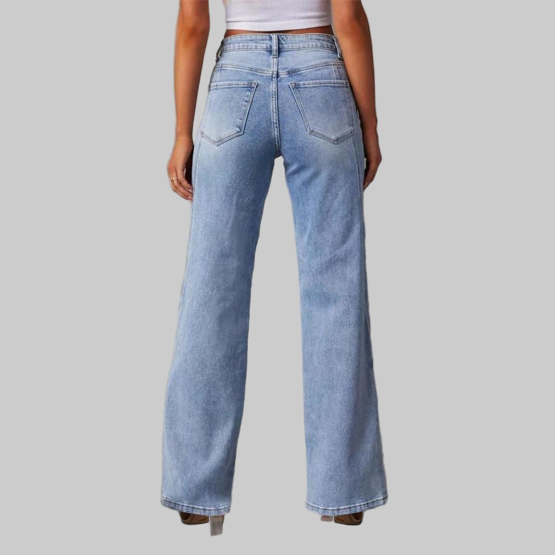 Chic High-Waisted Flare Jeans