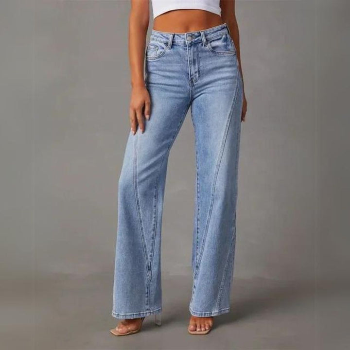 Chic High-Waisted Flare Jeans