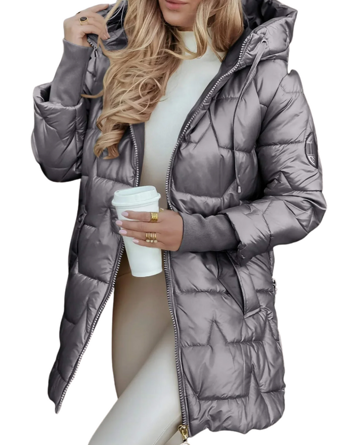 Stylish Padded Winter Coat with Hood
