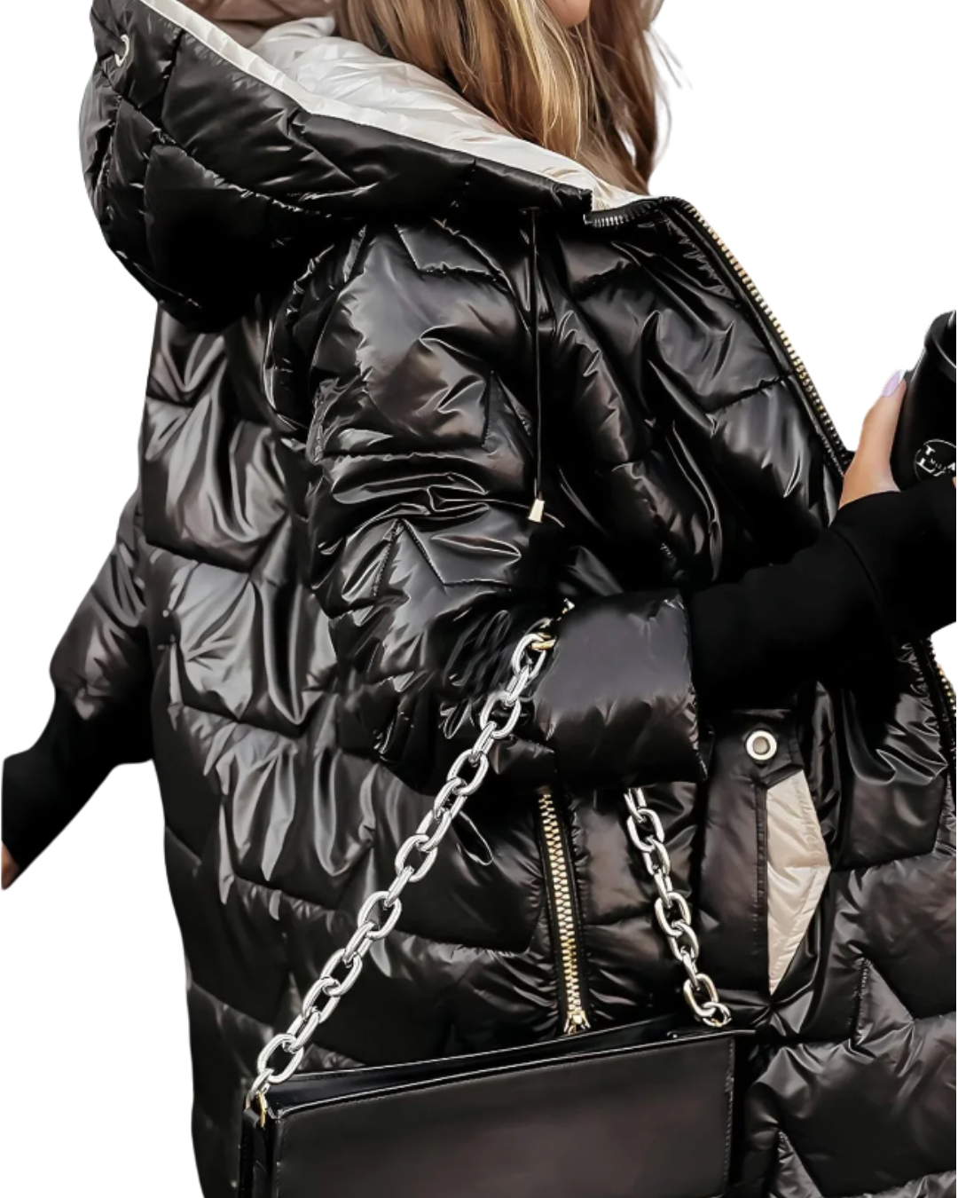 Stylish Padded Winter Coat with Hood