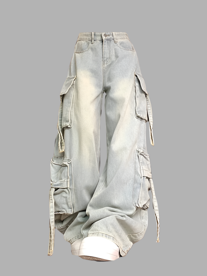 Y2K Cargo Denim Pants