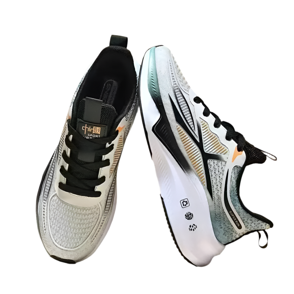 Lightweight Lace-Up Running Sneakers