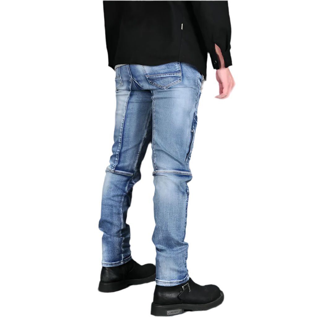 Tear-Resistant Y2K Motorcycle Riding Jeans