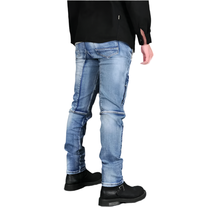 Tear-Resistant Y2K Motorcycle Riding Jeans