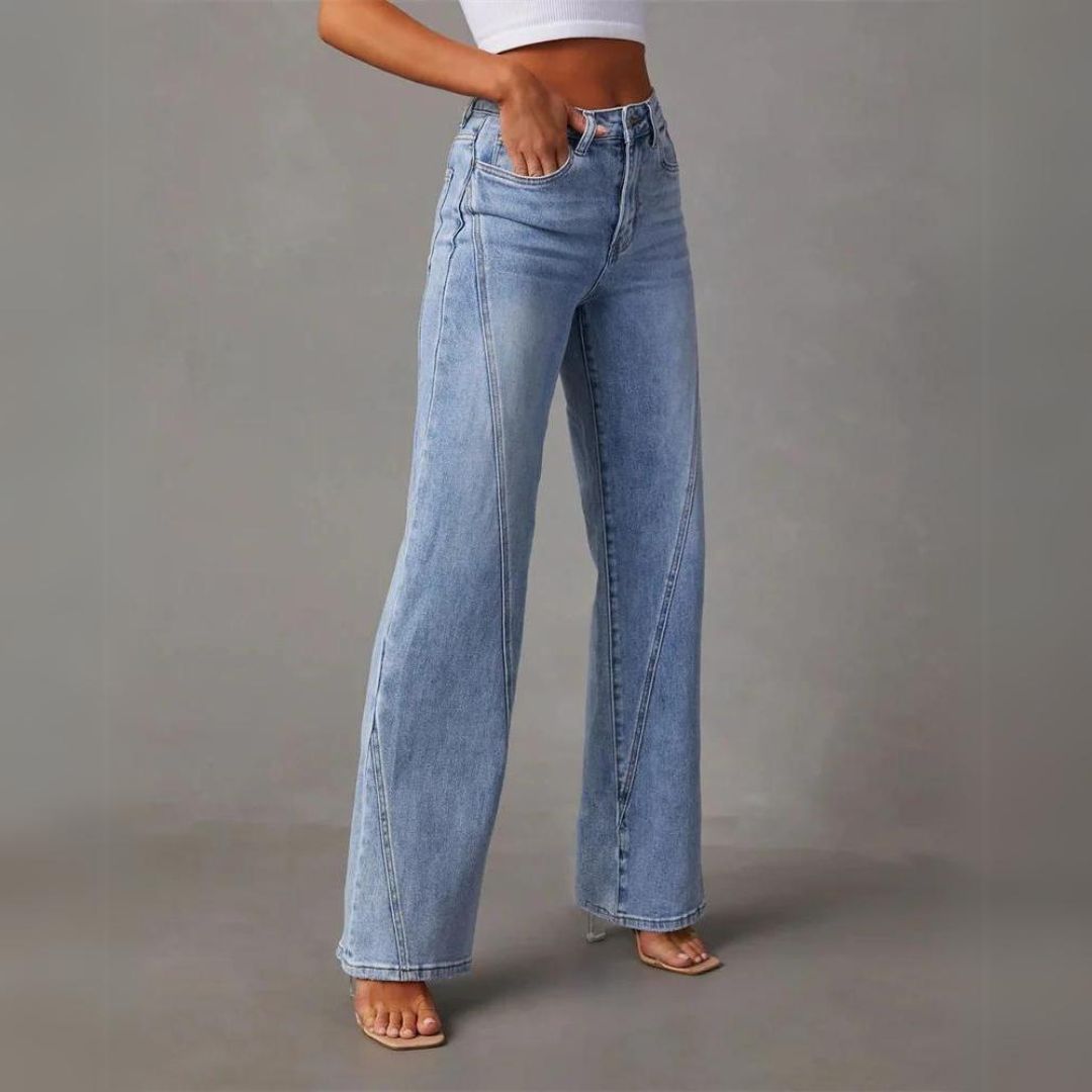 Chic High-Waisted Flare Jeans