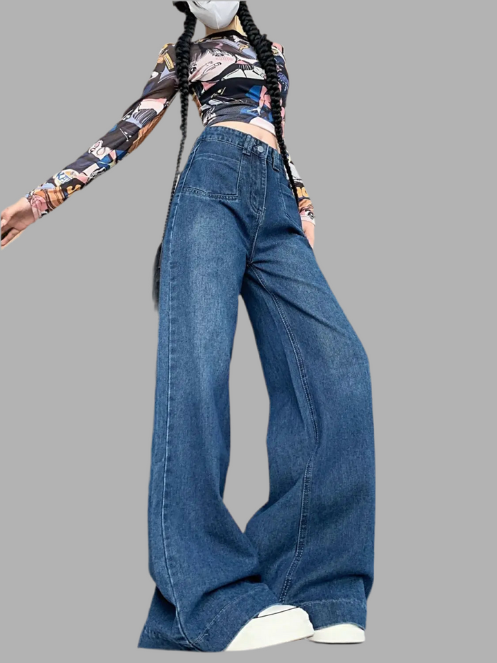 Retro Wide-Leg Jeans