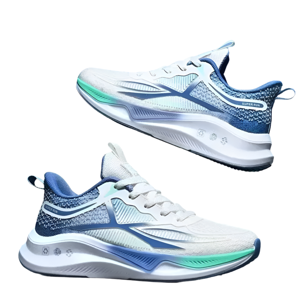 Lightweight Lace-Up Running Sneakers