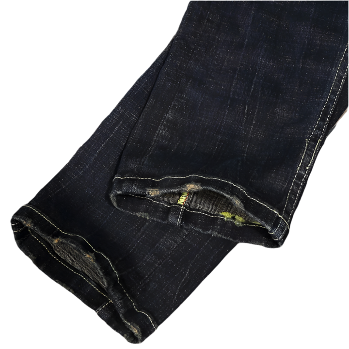 Retro Stretch Slim Fit Ripped Jeans