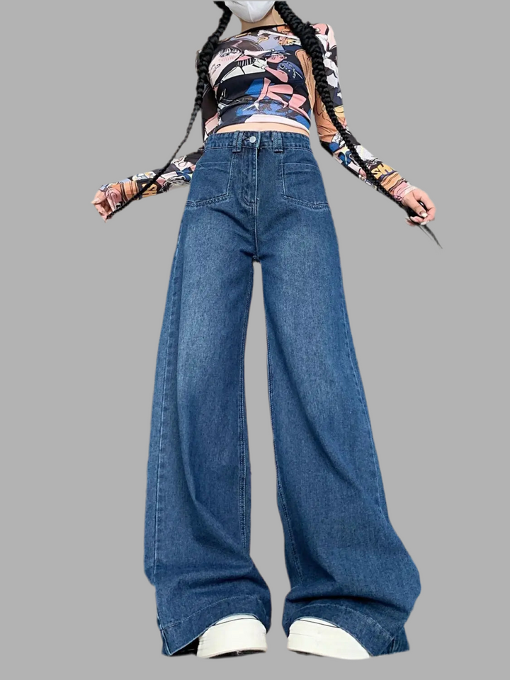 Retro Wide-Leg Jeans