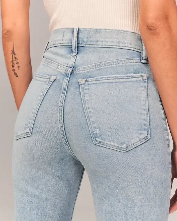 Ultra-High Waist Stretch Flare Jeans