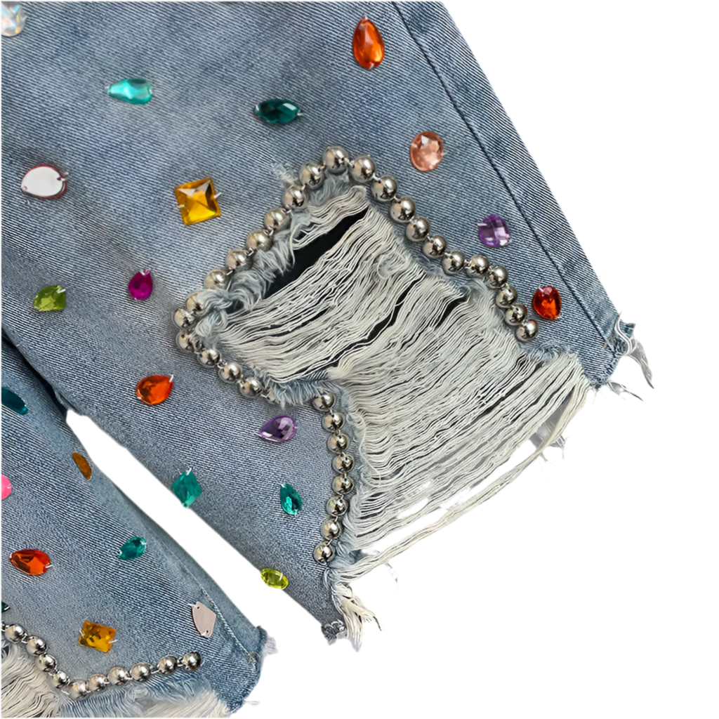 High-Waisted Women's Denim Shorts.