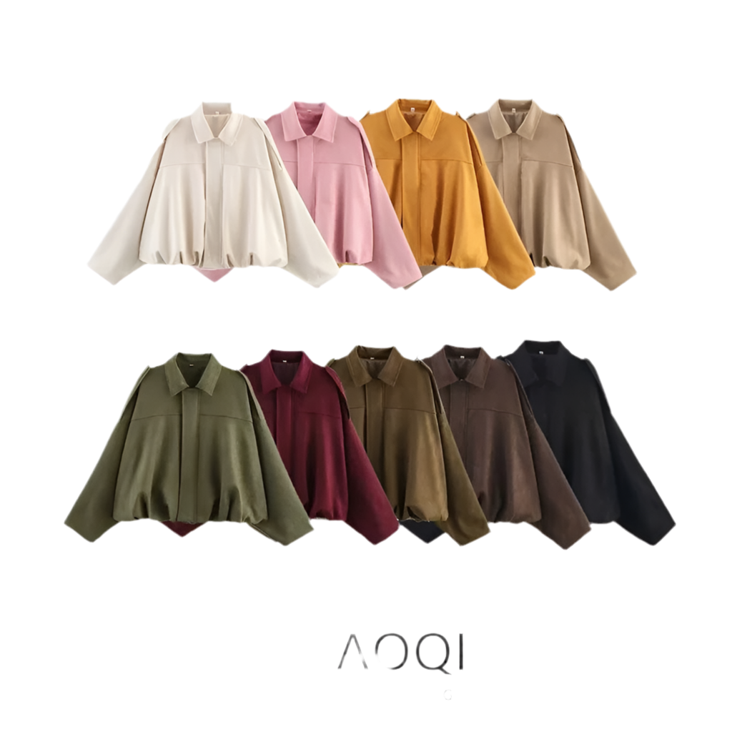 Spring Velvet Feel Pilot Coat