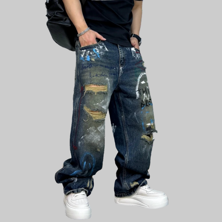 Streetwear Baggy Jeans for Men