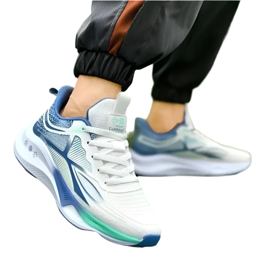 Lightweight Lace-Up Running Sneakers