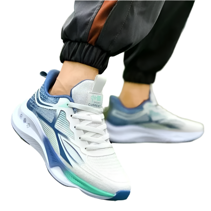 Lightweight Lace-Up Running Sneakers