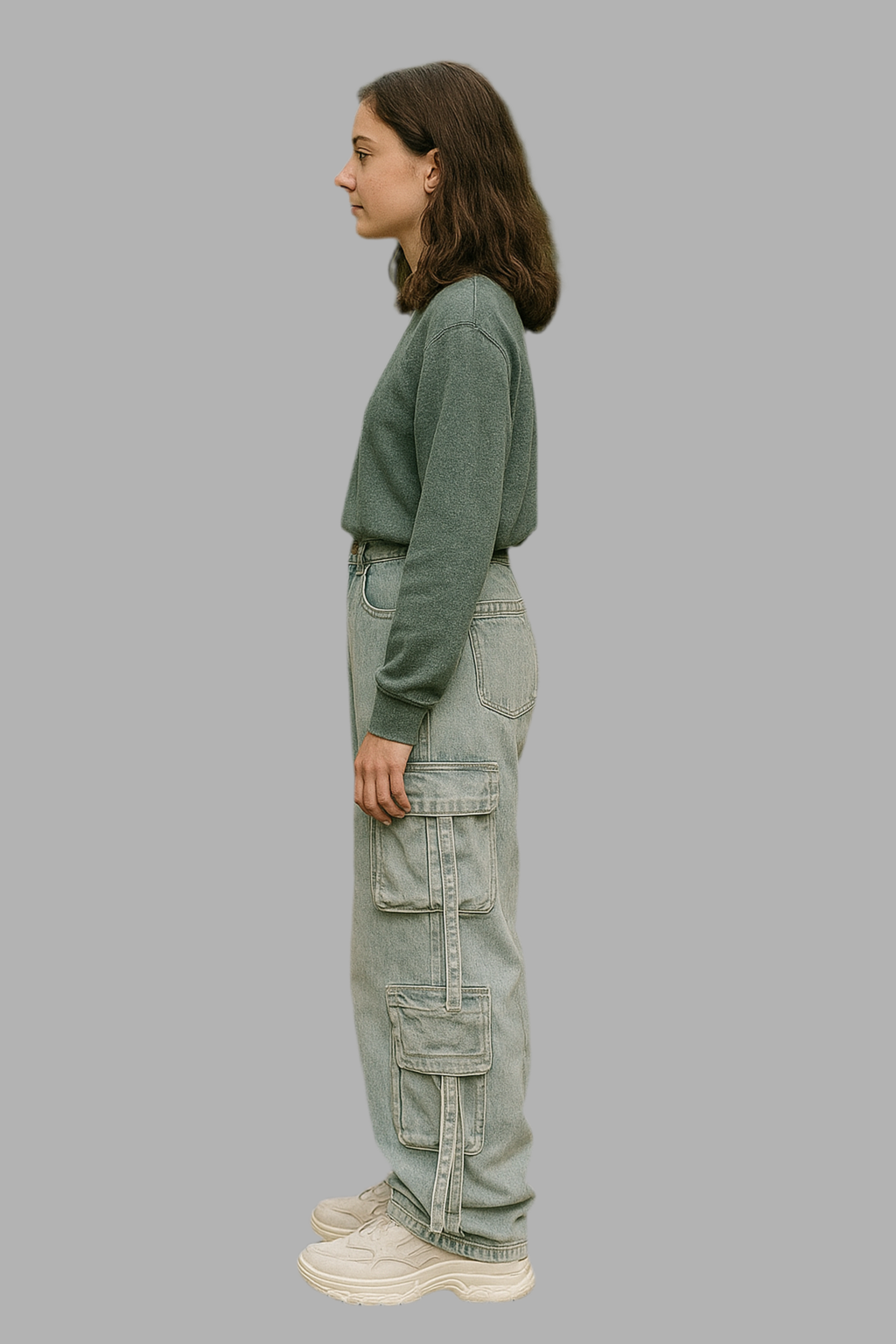 Y2K Cargo Denim Pants