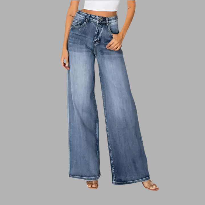 Retro Loose Straight Denim Jeans