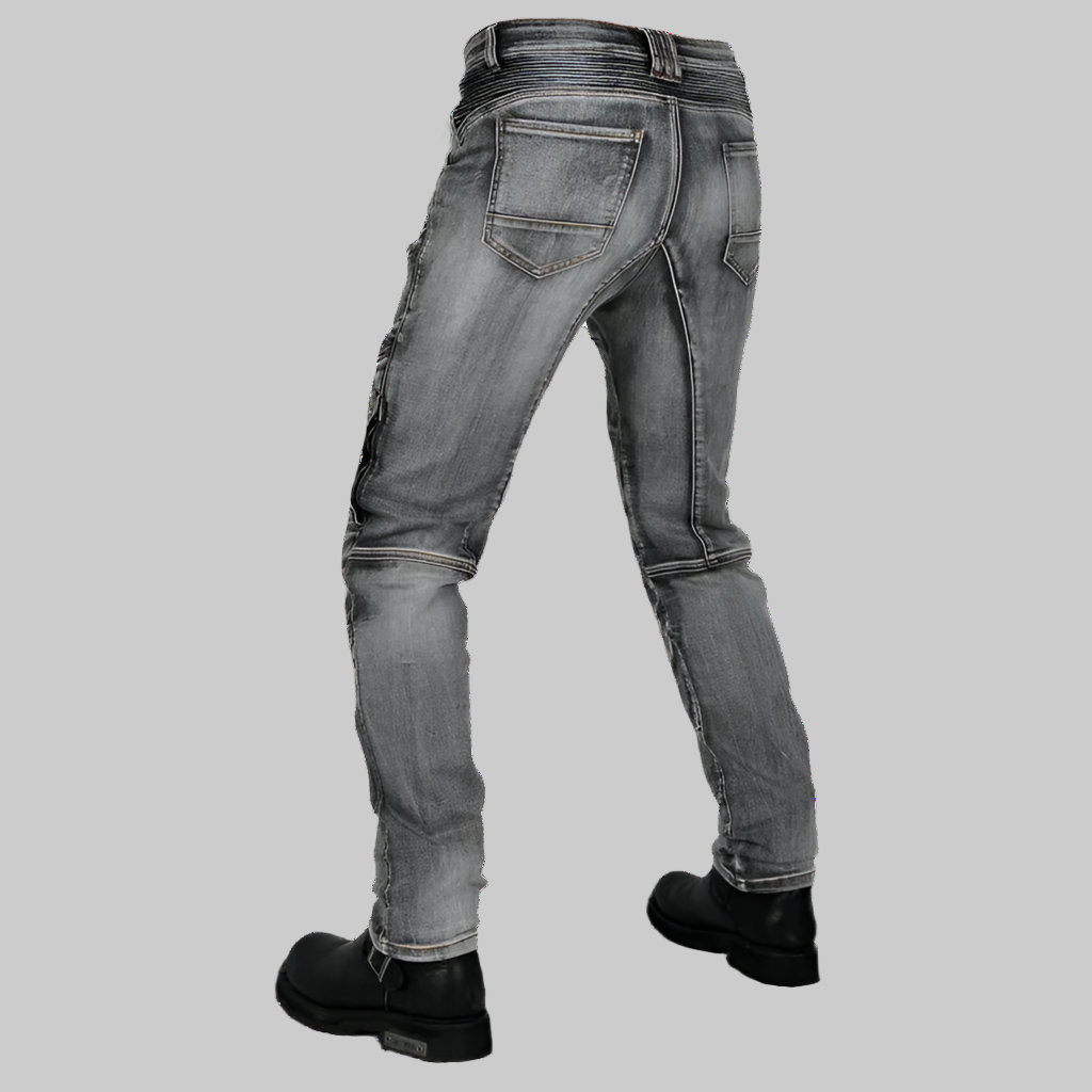 Tear-Resistant Y2K Motorcycle Riding Jeans
