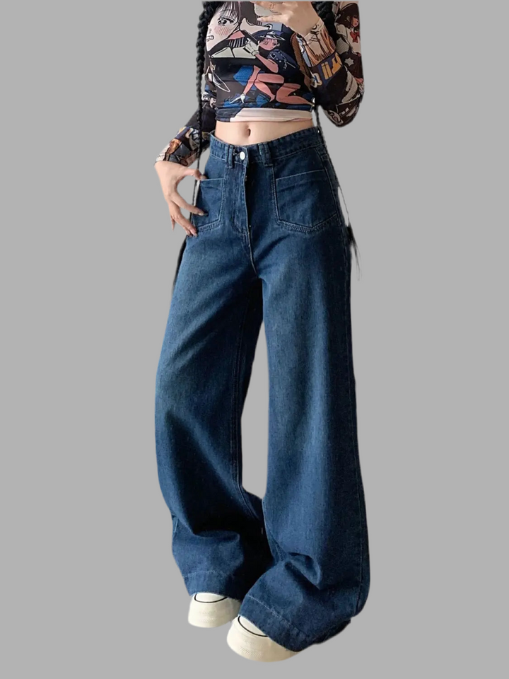Retro Wide-Leg Jeans
