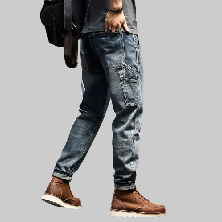 Retro Cowboy Straight Leg Jeans