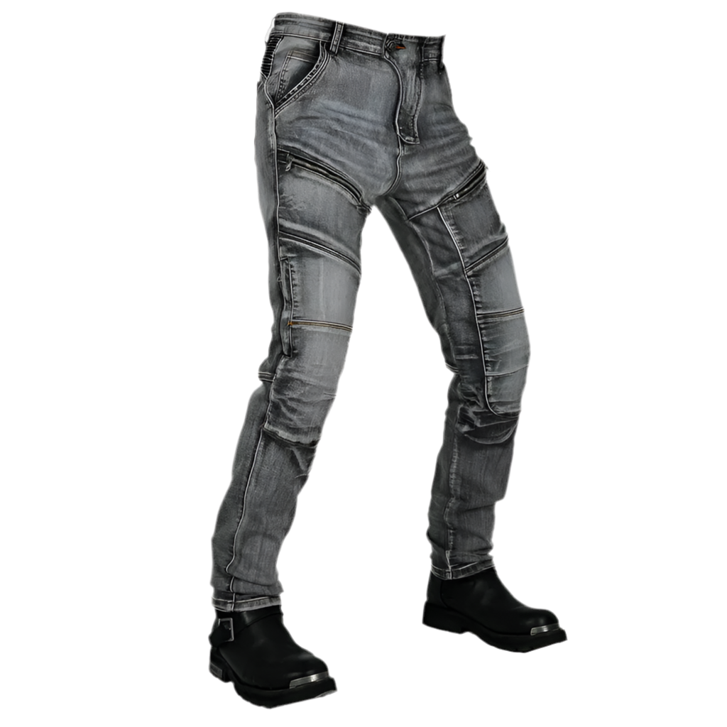 Tear-Resistant Y2K Motorcycle Riding Jeans