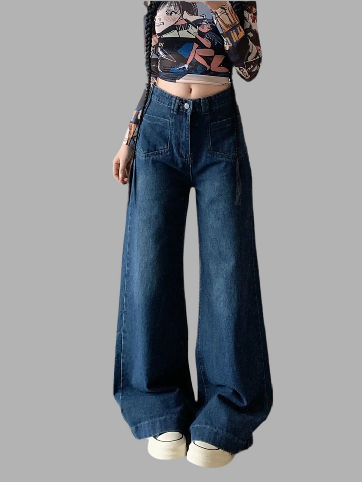 Retro Wide-Leg Jeans