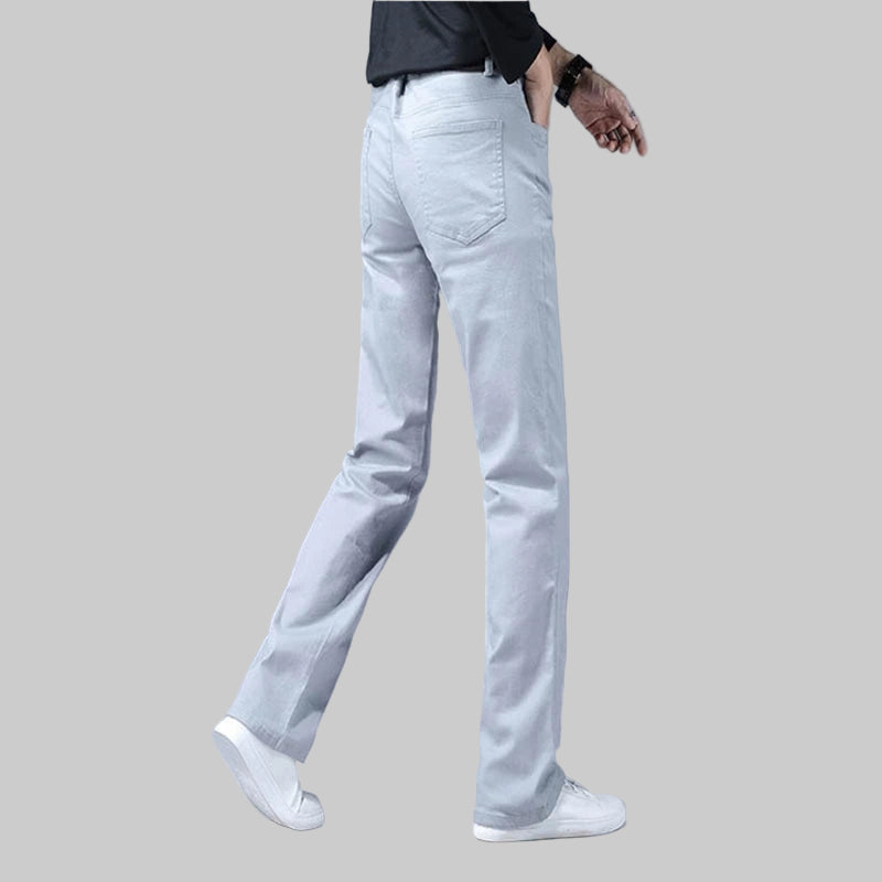 Mid-Rise Micro-Flare Stretch Slim Bootcut Pants
