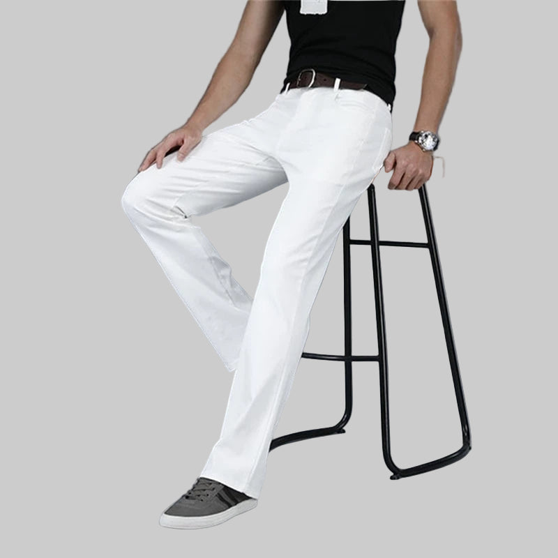 Mid-Rise Micro-Flare Stretch Slim Bootcut Pants