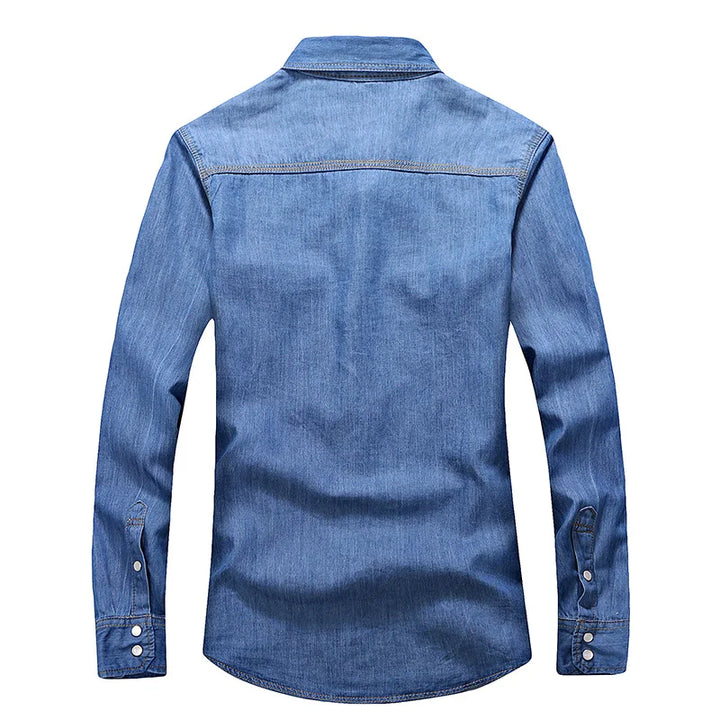 Long Sleeve Casual Denim Shirt