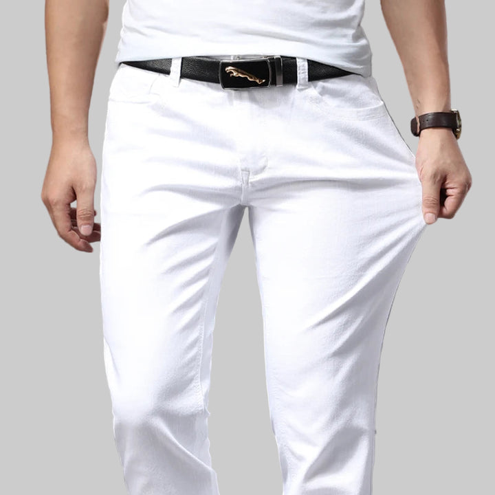 Slim Fit Casual Jeans - Classic Style Soft Stretch Denim