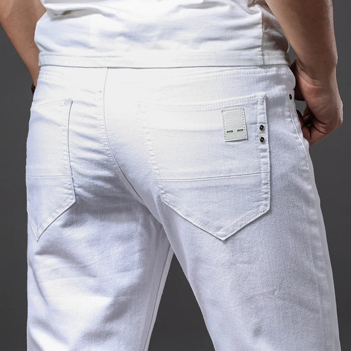 Slim Fit Casual Jeans - Classic Style Soft Stretch Denim