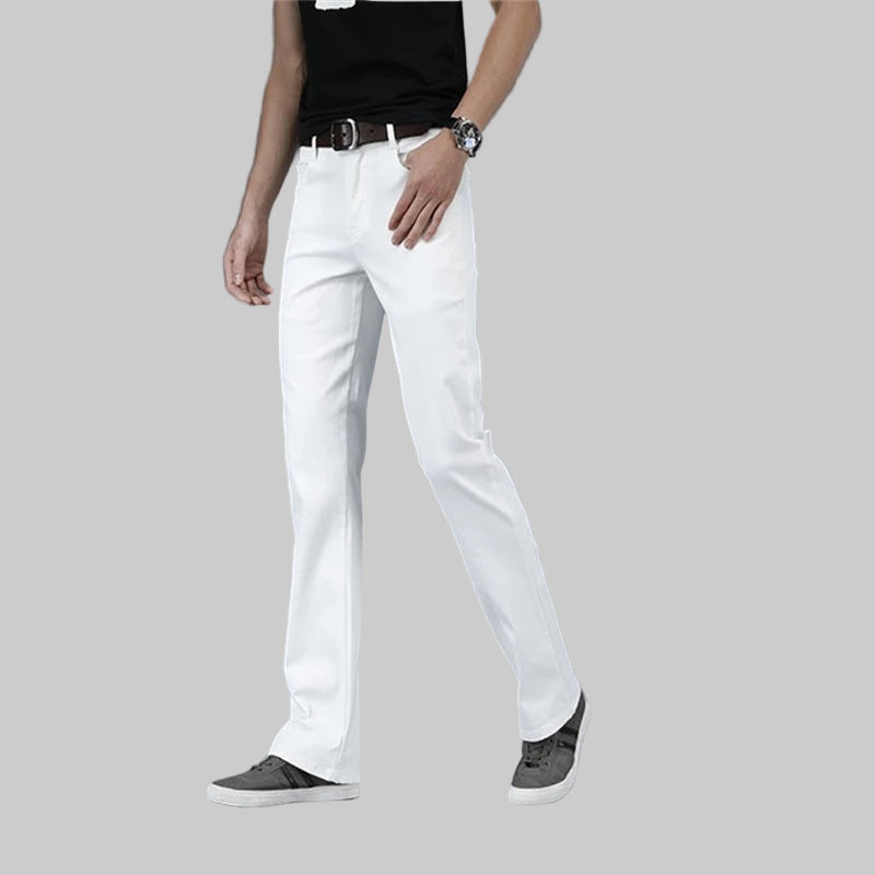 Mid-Rise Micro-Flare Stretch Slim Bootcut Pants