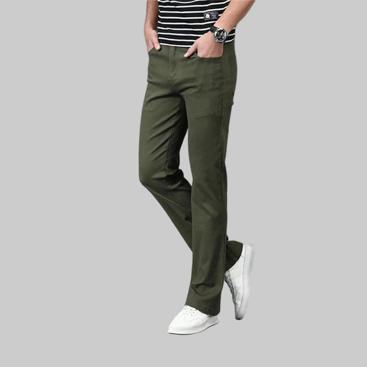 Mid-Rise Micro-Flare Stretch Slim Bootcut Pants