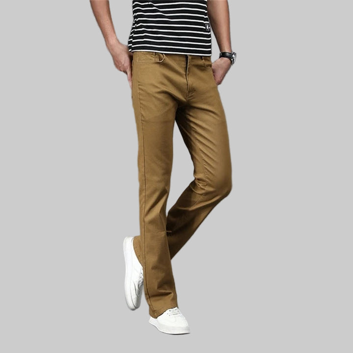 Mid-Rise Micro-Flare Stretch Slim Bootcut Pants