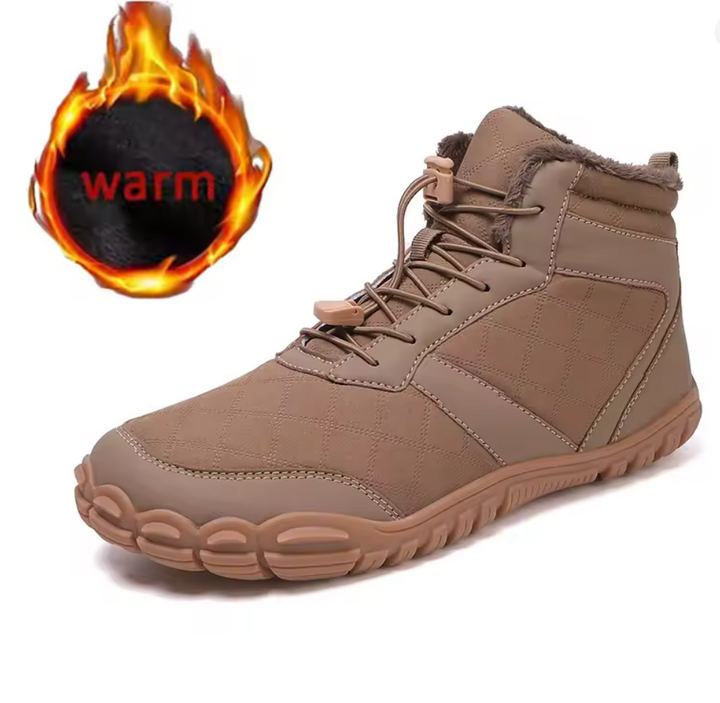 Waterproof Cotton Fleece-Lined Winter Hiking Boots