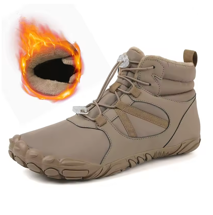 Waterproof Cotton Fleece-Lined Winter Hiking Boots