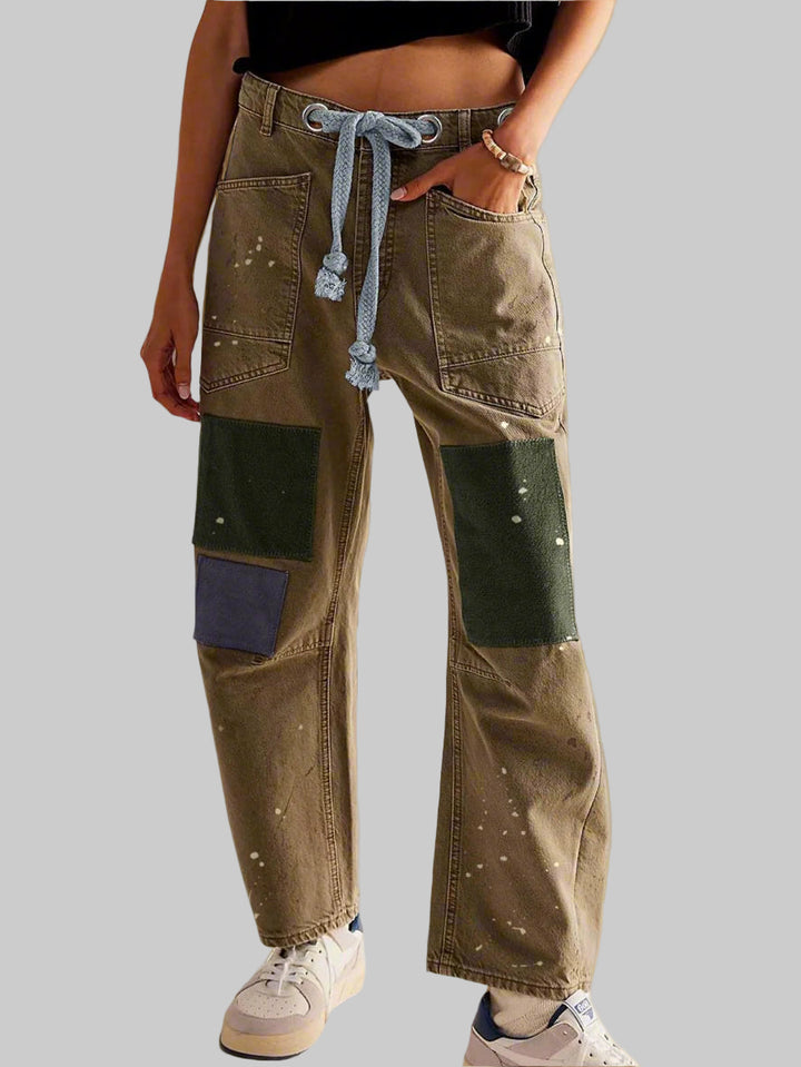 Bohemian Patchwork Pants for Effortless Casual Style