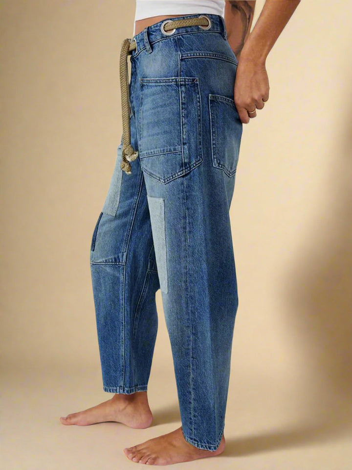 Bohemian Patchwork Pants for Effortless Casual Style