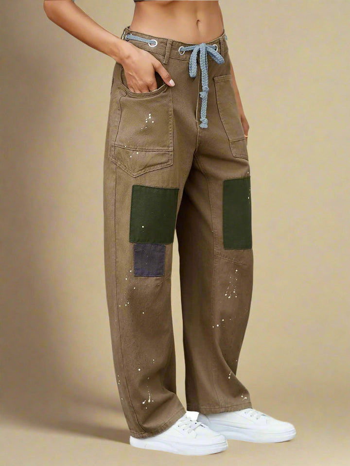 Bohemian Patchwork Pants for Effortless Casual Style