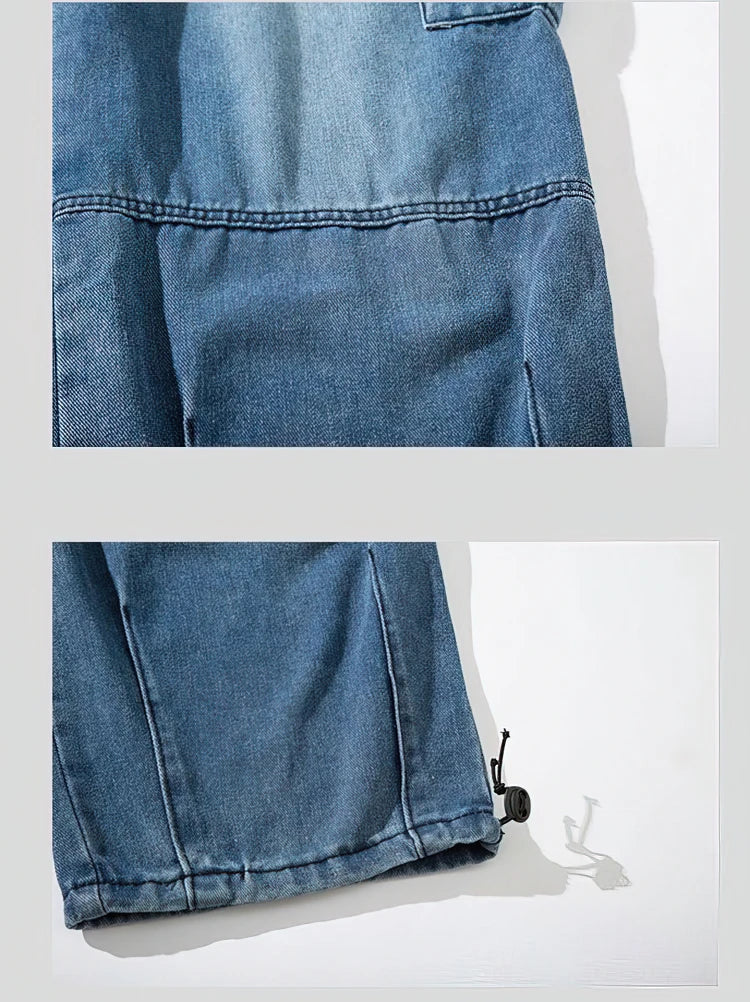 Japanese Vintage Baggy Cargo Jeans