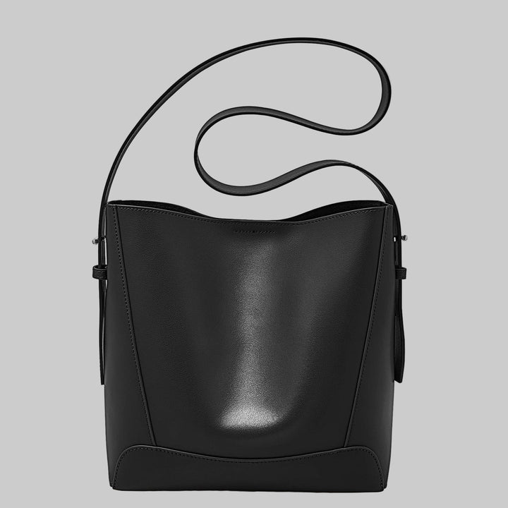 Hobo Leather Shoulder Bucket Bag