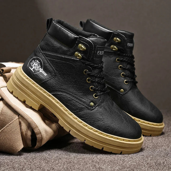 British Style High-Top Boots