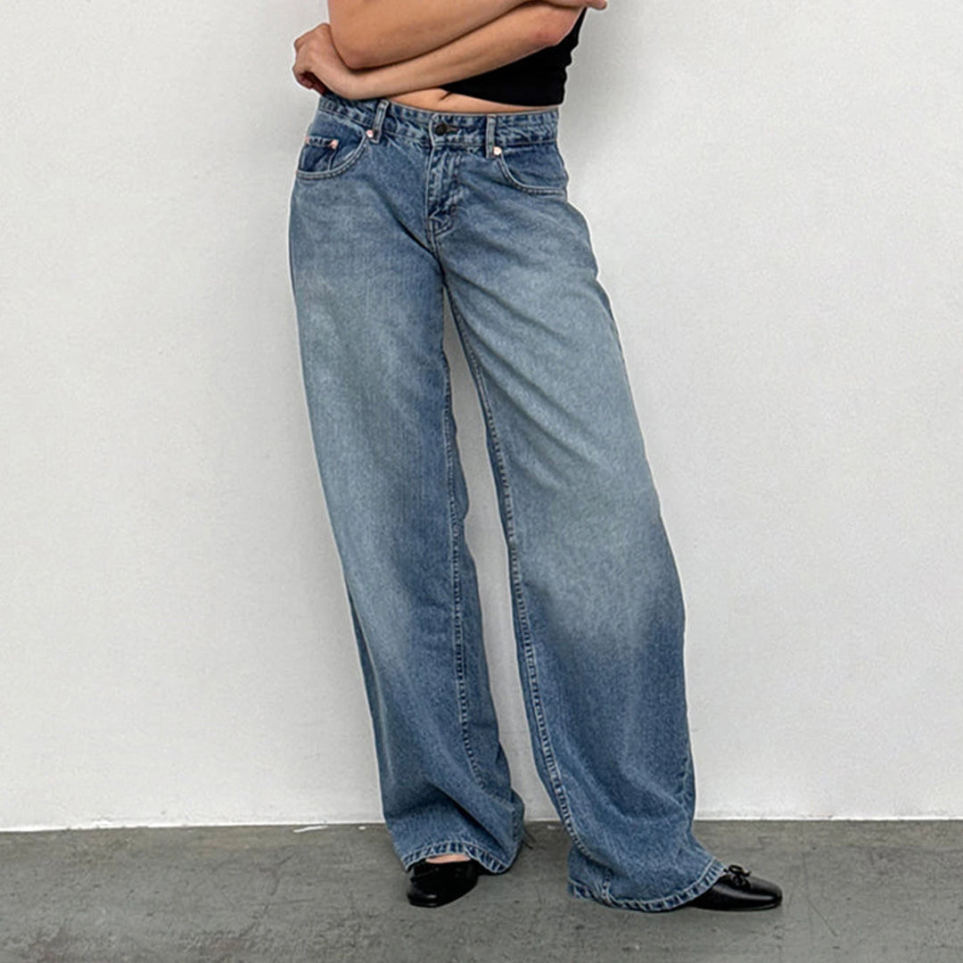 Trendy Y2K Low Rise Baggy Jeans