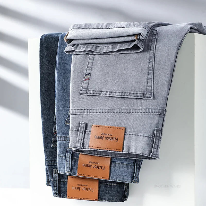 Lightweight Stretchy Cotton Jeans
