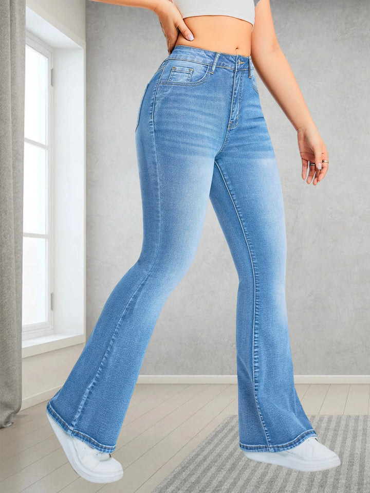 Elasticated high waisted Jeans