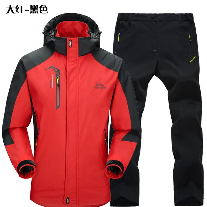 Thermal Fleece Waterproof Hooded Hiking Jackets